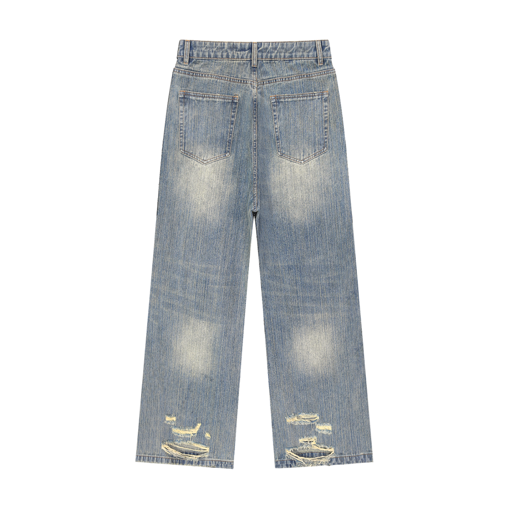 FOREVERGEK Distressed Denim Jeans